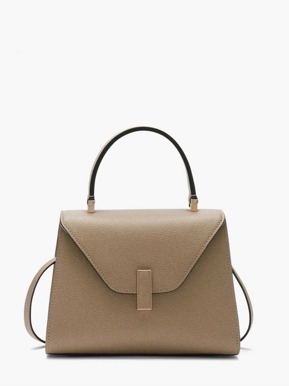 Valextra Iside Mini Bag Pergamena Grained Calf Leather New Made in Italy